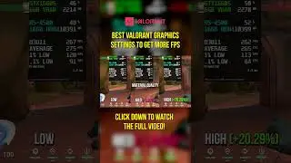 ☝️ Best VALORANT Graphics Settings for FPS | Full Vídeo☝️