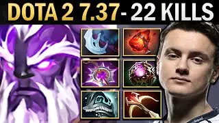 Void Spirit Gameplay Miracle with Shivas and 22 Kills - Dota 2 7.37