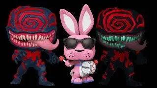 UPGRADES! Funko pop exclusive: Flocked Energizer bunny and GITD Corrupted Venom
