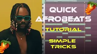 how to make afro pop beats in fl studio ( trick reversing the chords💥)
