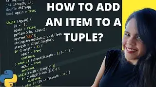 How to add an item to a tuple?