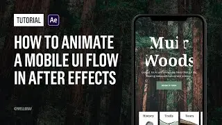 Tutorial - How to Animate a Mobile UI Flow in After Effects