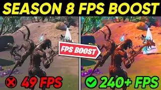 How To Fix FPS Drops & Boost FPS in Fortnite Chapter 2 Season 8 | FPS Boost & Lag Fix Guide