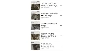 Taylor Swift - Tortured Poets Department playlist messages