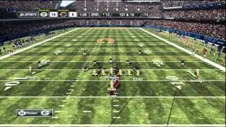 Madden 12 Gameplay (Packers vs Bears)