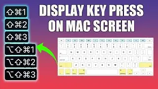 Display Keystrokes on MacBook Screen During Screen Recording