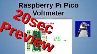 Raspberry Pi and Raspberry Pi Pico Voltmeter with GUI 