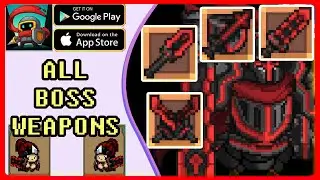 Soul Knight Prequel ✬  All Boss Weapons of Black Archknight Showcase!