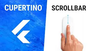 Flutter CupertinoScrollbar Widget