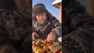 Cooking in an Afghan cauldron😋 / Готовим в афганском казане😋 Pandasakha StreetFood