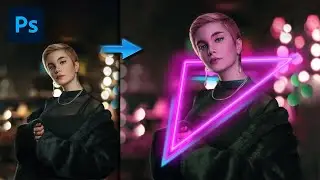 NEON IŞIK EFEKTİ Manipülasyon Nasıl Yapılır? | Photoshop Dersleri