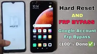 Redmi Mobile Hard reset and FRP Bypass Full video | without Pc 100% | Redmi Google Account bypass