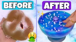 Fixing My OLDEST and WORST Slimes! 😱🤮 *Slime Makeovers*