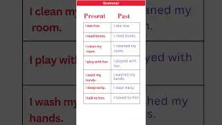 PRESENT, PAST TENSE |BASIC TENSES |SENTENCE |EXAMPLES |VERB FORMS
