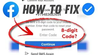HOW TO FIX Facebook 8-digit Code Not Received Problem Solved | How to Solve Facebook Login Code