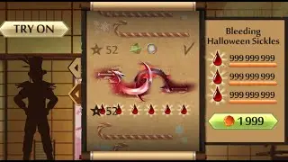 Shadow Fight 2 The Most Powerful Bleeding Halloween Sickles