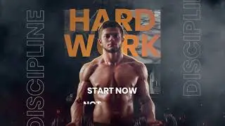 Gym Fitness Opener (After Effects template)