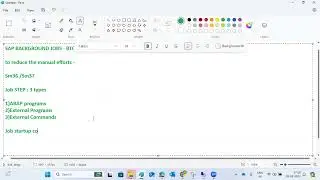 SAP Background Job Processing