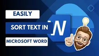 Streamline Your Documents: How to Use the Sort Text Option in Microsoft Word