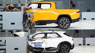 Electric Cars IIHS Crash Tests | Rivian, Hyundai, Volkswagen, Audi, Tesla, Ford