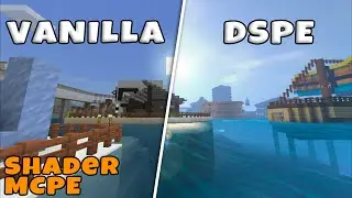 Minecraft Pe Vanilla vs DSPE Shader | Realistic ULTRA shaders 2020 for MCPE 1.12 - 1.14