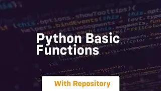 python basic functions