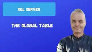 The global table  | SQL server