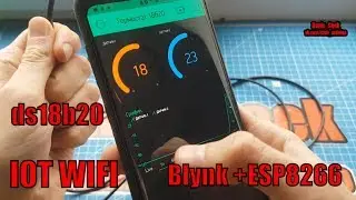 Wi-Fi термометр на 2 датчика ds18b20 ESP8266 и blynk