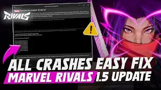 Fix Marvel Rivals ALL CRASHES! (Crash Report, Out of Memory, DX12)