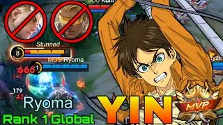 HyperCarry Yin Deadly Monster - Top 1 Global Yin by Ryoma - Mobile Legends