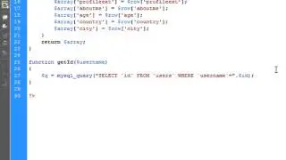 PHP Profile System - Displaying Users Data 1 (Part 3)