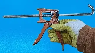 Made a brand new tool out of a sealant gun. TOP 2 ideas