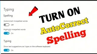 How to enable autocorrect in laptop | How to get autocorrect on pc | Auto spelling correction