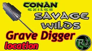 Find Grave Digger shovel in Conan Exiles Savage Wilds map