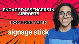 Engage Passengers in Airports with the Amazon Signage Stick for FREE Digital Signage