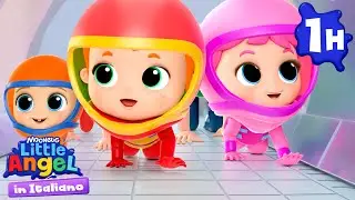 Voglio Diventare un Super Astronauta | Little Angel Italiano | Cartoni Animati con Gianni Piccino