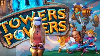 💜I try 💜 Towers & Powers VR (PS5 PSVR 2) Gameplay