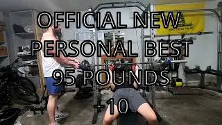 Pre Teen Bench Day and A New PR