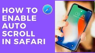 How to enable auto scroll on iPhone?