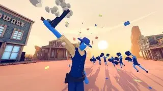 TABS - WILD WEST FACTION Every NEW Unit Cheerleaded - Totally Accurate Battle Simulator