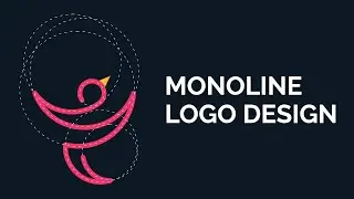 EASY monoline logo design