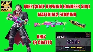 RANVEER SING FREE CRATE OPENING | BGMI | PUBG MOBILE