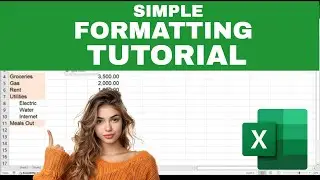 How to Do Simple FORMATTING in EXCEL | Simple Formatting Tutorial