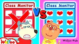 Who Is the Best Class Monitor, Wolfoo or Kat? - Wolfoo Kids Stories About School | Wolfoo Hub