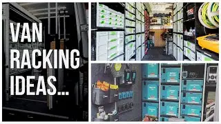 Great van racking ideas! | Van layouts | Tool organisation | Storage ideas…