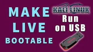 How to Run Kali Live from USB | Kali Linux 2020 Live USB