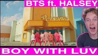 BTS (방탄소년단) '작은 것들을 위한 시 (Boy With Luv) feat. Halsey' Official MV reaction Tyler Wibstad