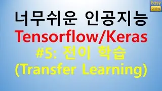 #5강 너무쉬운 텐서플로우/케라스 - 전이학습(Transfer learning)