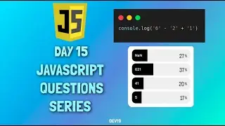 JavaScript Questions Series - 15 | #javascript #coding #mcq #snippets #code #js #viral #762 #project