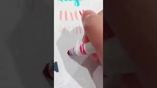 Calligraphy With Regular Markers tiktok words2notes